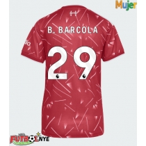 Camiseta Liverpool Bradley Barcola #29 Primera Equipación para mujer 2026-27 manga corta